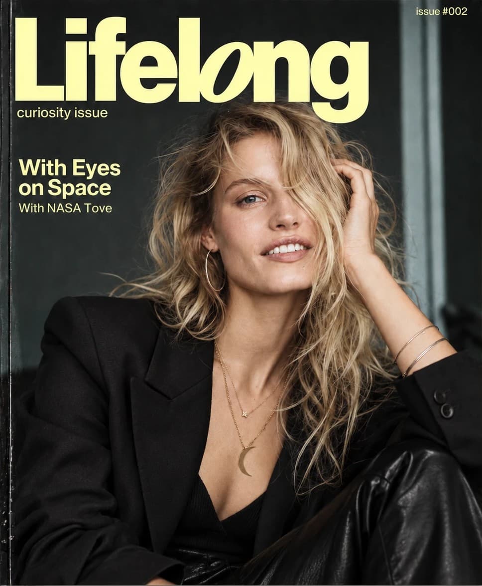 Lifelong Curiosity cover: With Eyes on Space, with NASA Tove